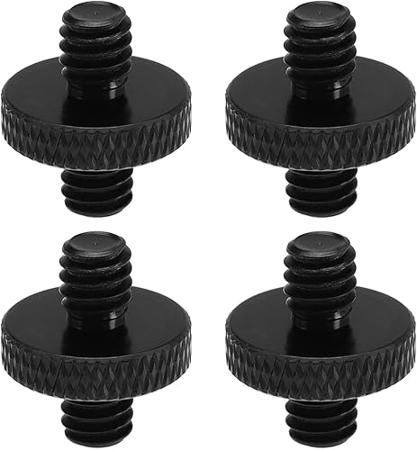 Create idea Adaptador de tornillo de trípode roscado macho de 14 pulgadas de 14 pulgadas macho de 14 pulgadas, convertidor de rosca de montaje