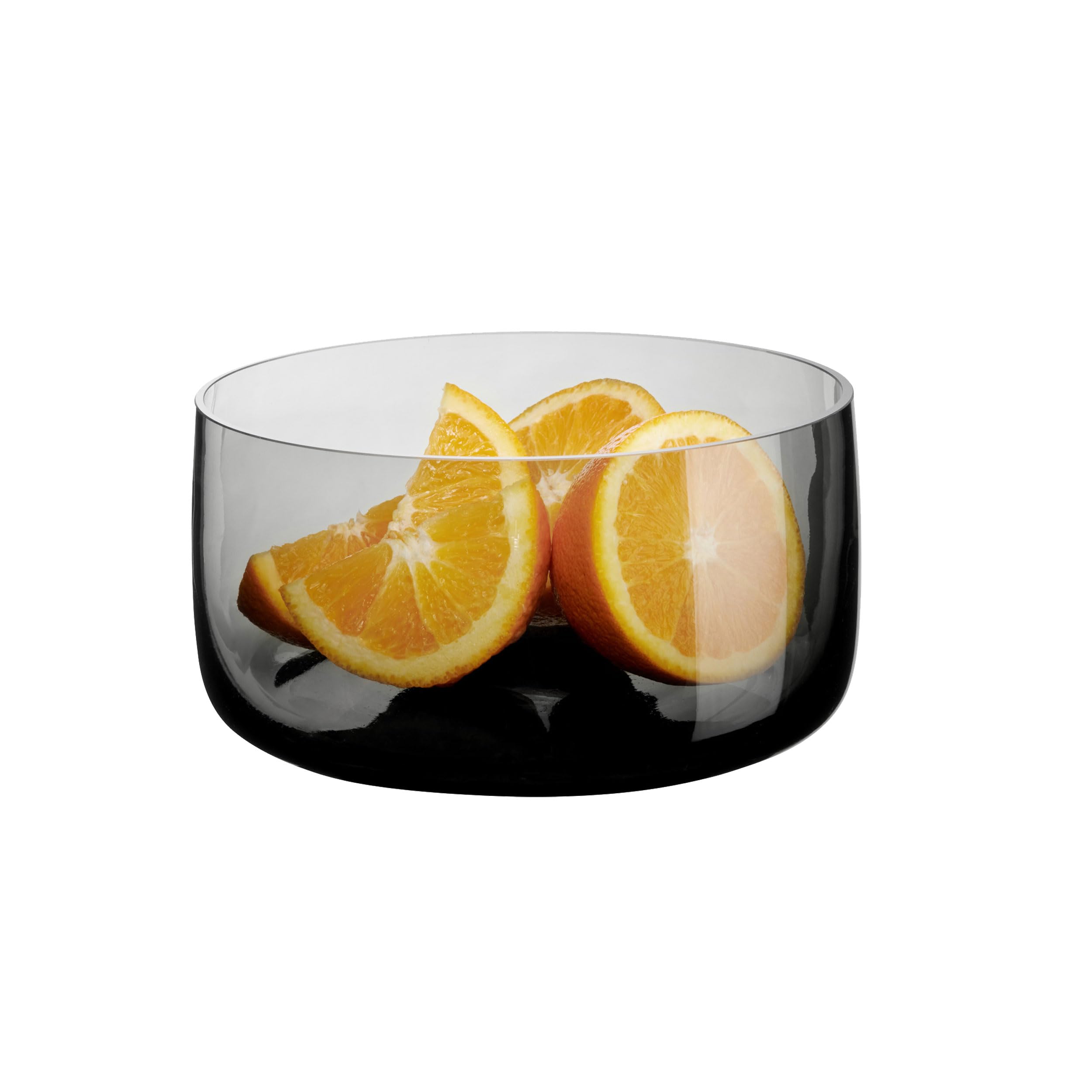 ASA Selection Ajana Vase Windlicht Blumenvase Dekovase Glas Grau Glänzend H 22cm