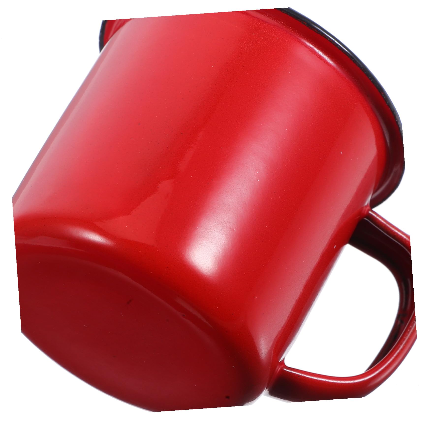 Homoyoyo 4 Stück Teiliges Vintage Emaille Becher Robuster Emaille Trinkbecher für Kaffee Tee Wasser Hitzebeständig Farbenfrohes Retro Design für Camping Haushalt Restaurant und Zuhause