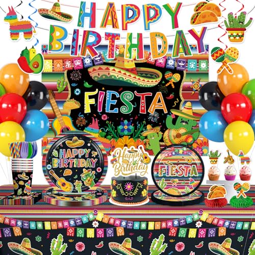 Cinco De Mayo Birthday Decorations, Mexican Birthday Party Decorations All-in-One