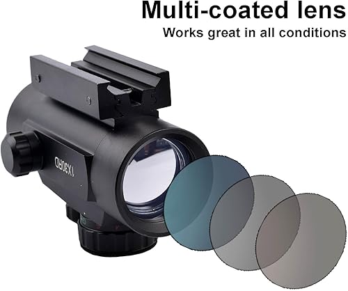 Miniatura 9 de 1 pulgada 3 ranuras de mar-a través de alto perfil Riser Mount Weaver Picatinny Rail