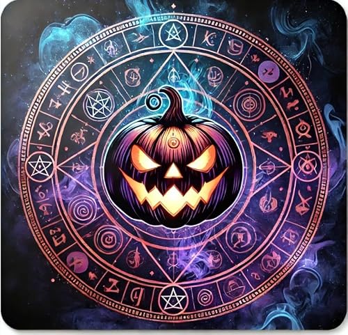 Arcane Symbols Mystic Pumpkin Sticker for Laptop, Wall,
