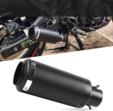 Universal 60mm diameter motorcycle exhaust pipe, suitable for Kawasaki Z900, Z800, SV650, R1, R3, MT03