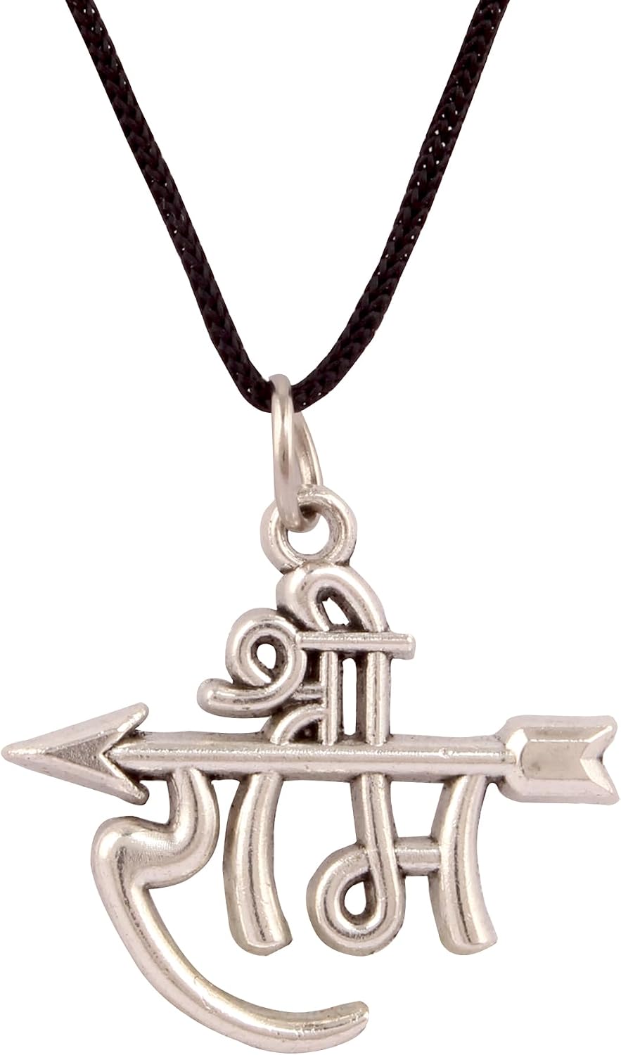 Rudra Empire Spiritual Jai Shree Ram Pendant Necklace - Lord Shree Ram Locket with Chain for Men & Women, Hindu Religious Gift