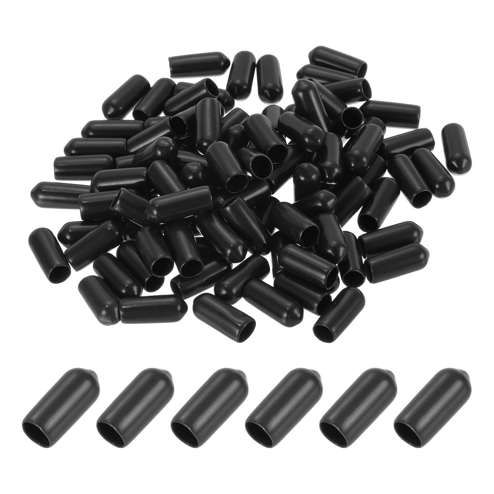 PATIKIL 6MM Vinyl Rubber End Caps