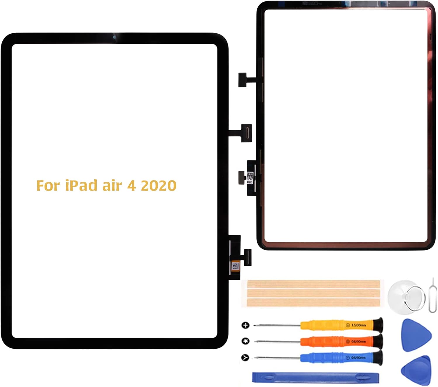 A-MIND for iPad Air 4 4th Gen 2020 10.9 inch Touch Screen Replacement Digitizer for iPad A2324,A2072,A2325,A2316 Panel Glass Assembly,with Free Tools
