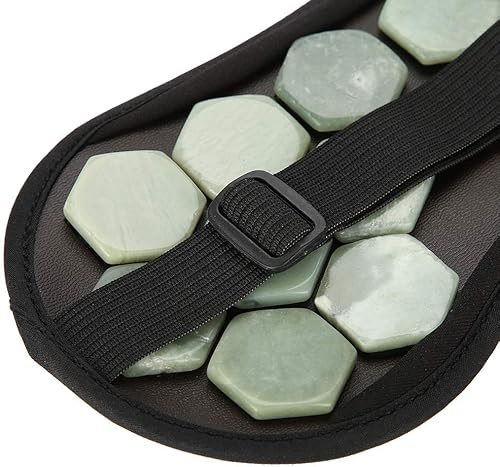 Miniatura 5 de Máscara de ojos de piedra de jade, máscara magnética de germanio de piedra de jade, sombra de ojos para dormir, cuidado de la salud, máscara de ojos