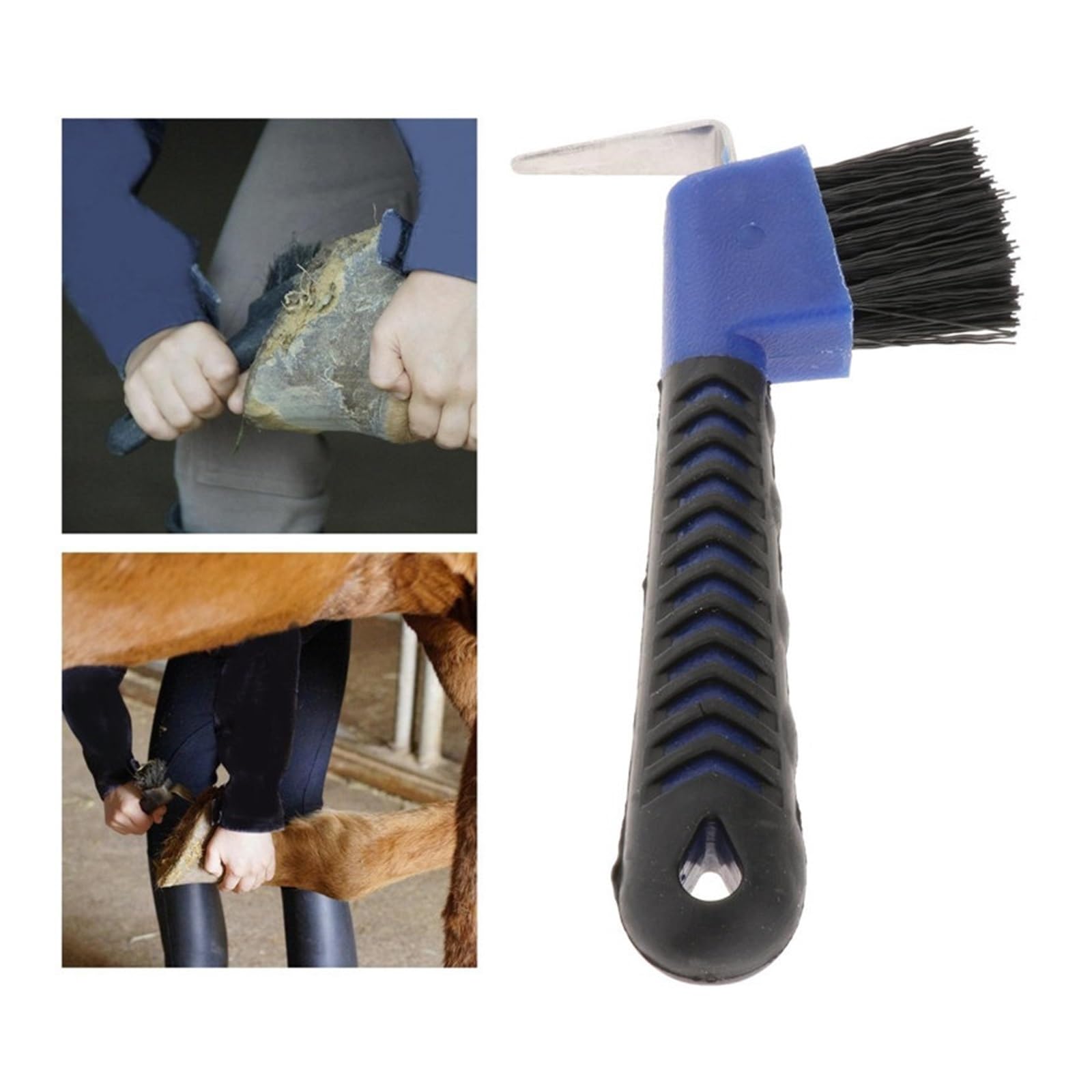 Herramientas Farrier, Juegos De Recorte Herradura 16-14 Pulgadas, Contienen Cepillo For Cuchillos Pinza Caballo Con Escofina For Pezuñas, Hor Profesional 5 En 1(14in)