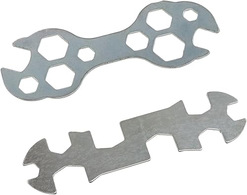 Miniatura 3 de Llave de bicicleta de acero galvanizado para reparación de bicicletas, llave de bicicleta multiherramienta, 2 uds