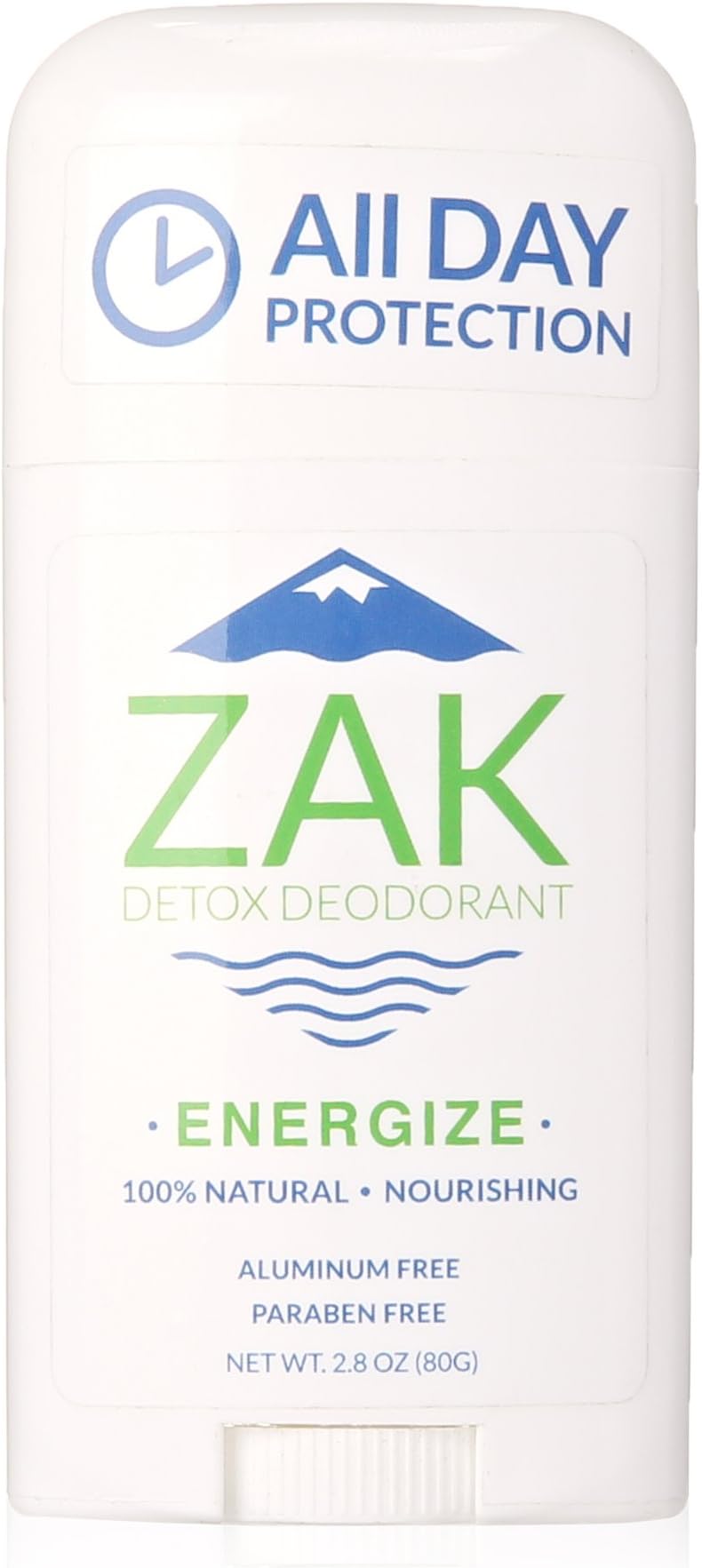 All Natural Deodorant by Zak Detox Deodorant - Scented for Men - Aluminum Free - Paraben Free - Propylene Glycol Free - Nothing Artificial, 100% Natural! - 100% Satisfaction Guarantee
