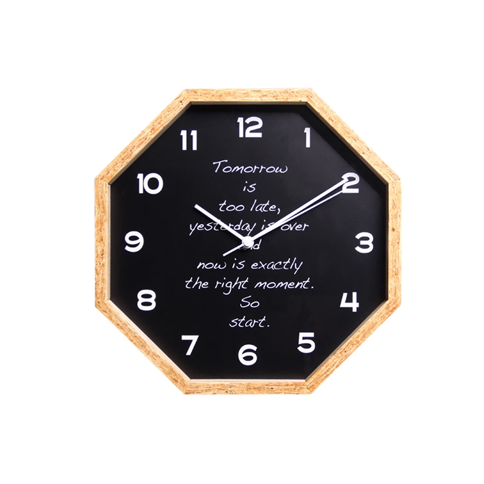 Amazon.co.jp: 掛け時計、壁掛け時計 12インチ 和風八角風水風水時計