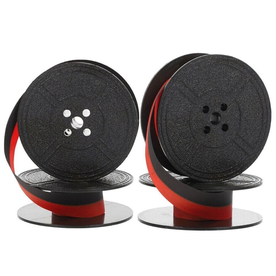 DREAWOO 1kit Typewriter Ink Ribbon,Portable Typewriter-Ribbons Calculator Ribbon Durable