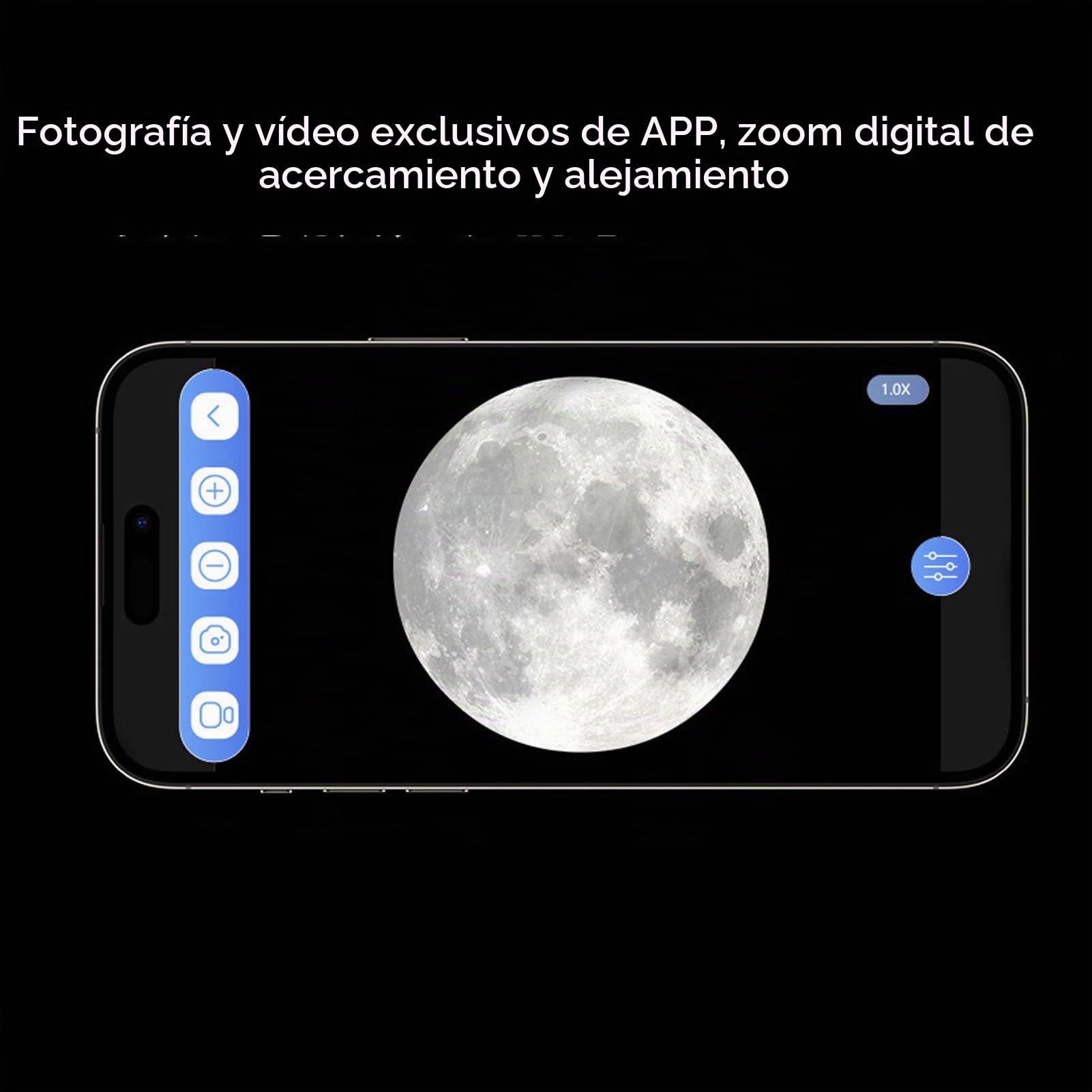 Astronomy WiFi Telescope Camera Eyepiec, E Ocular Electrónico Inalámbrico E con Pantalla HD de 2.8 Pulgadas de 1080p para Astrofotografía Observando Aves