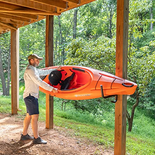 Storeyourboard Kayak Wall Mount, Indoor & Outdoor, Rack With Paddle Hanger #TOP3