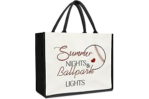 Personalized Baseball Mom Tote Bag - The Cutest Baseball Coach Gift