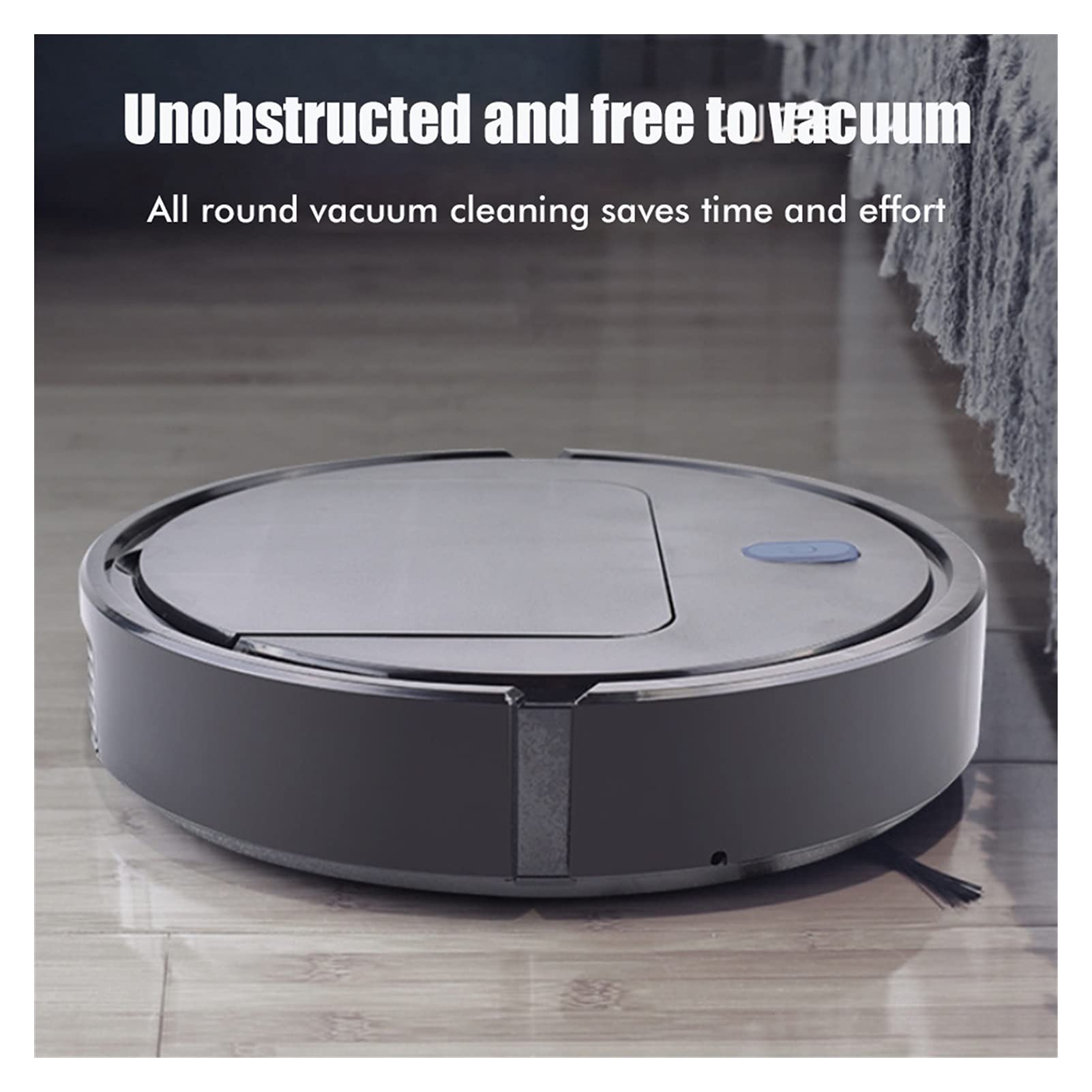Aspiradora robótica 3 en 1 para limpieza del hogar, aspiradora automática inteligente para suelos y alfombras, ideal para polvo y pelo de mascotas, máquina de limpieza eficiente