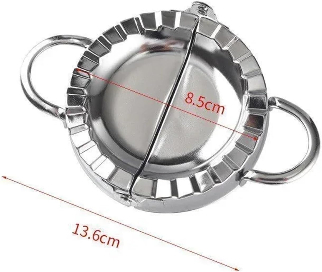 Dumpling Maker Press/Stainless Steel Empanada Press/Pie Ravioli Wrappers Mold Kitchen Accessories(M)