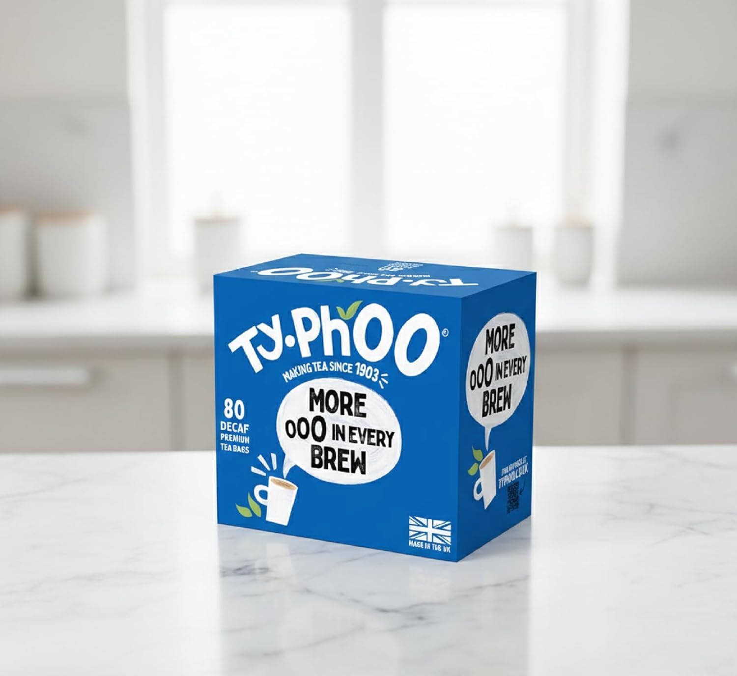 Typhoo Decaf (More In Every Brew) 80 Premium Teabags (Pack of 2)