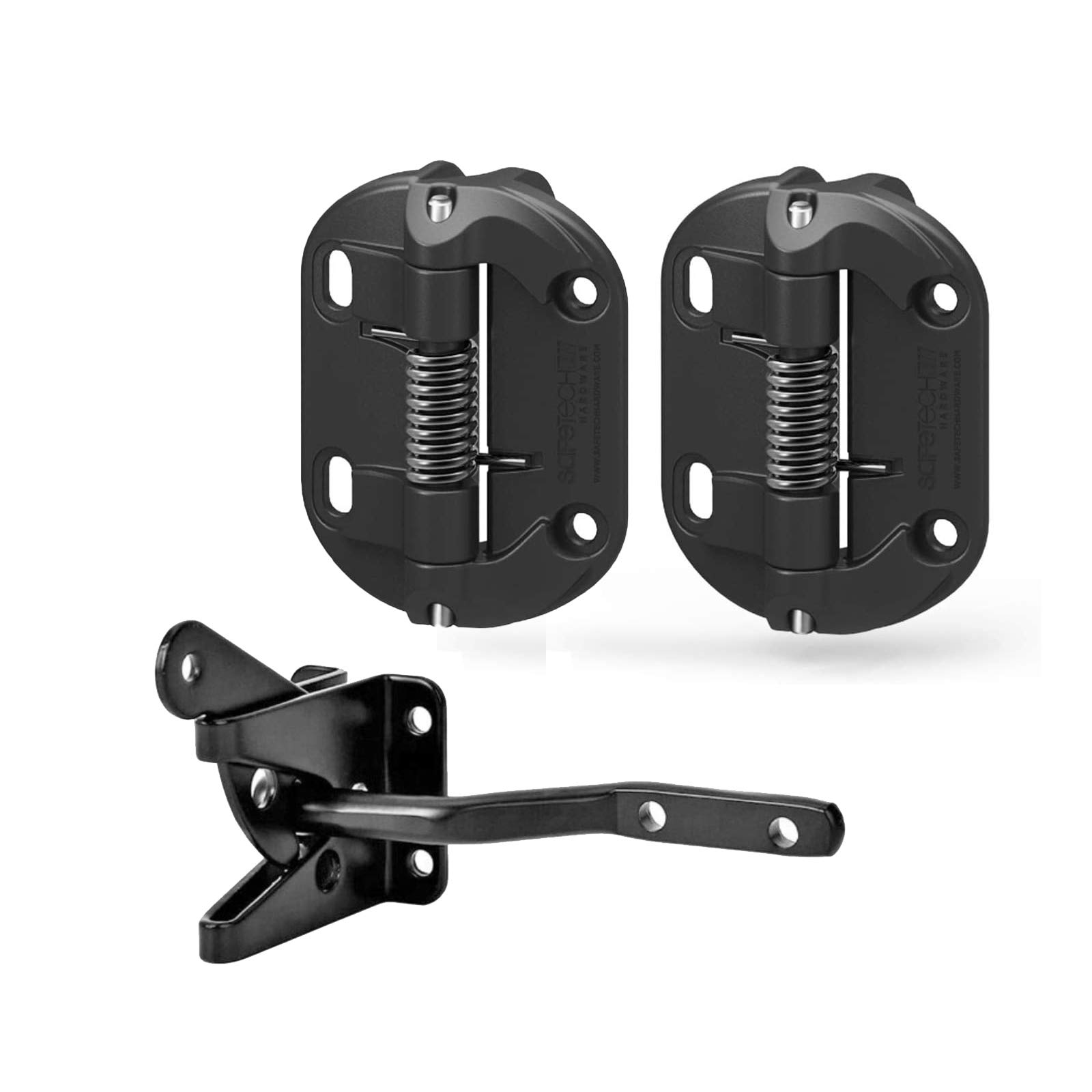 Buy Safetech Hardware Gate Latch & SelfClosing Hinges Pack ML4 Metal