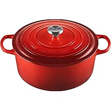 Le Creuset Enameled Cast Iron Signature Round Dutch Oven, 9 qt., Cerise