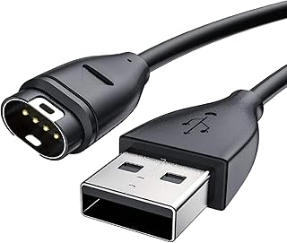 Charger Cable Compatible with Garmin Watch, Replacement USB Watch Charger Cable Data Transfer Cord for Garmin Fenix 5 5S 5X Plus 6 6S 6X Pro 7 7S 7X, Approach, Forerunner, Vívoactive, Instinct, Venu