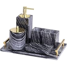 Toiletry Cup Set Five-piece Bathroom Tray Toilet Decoration Light Luxury Model Room Set