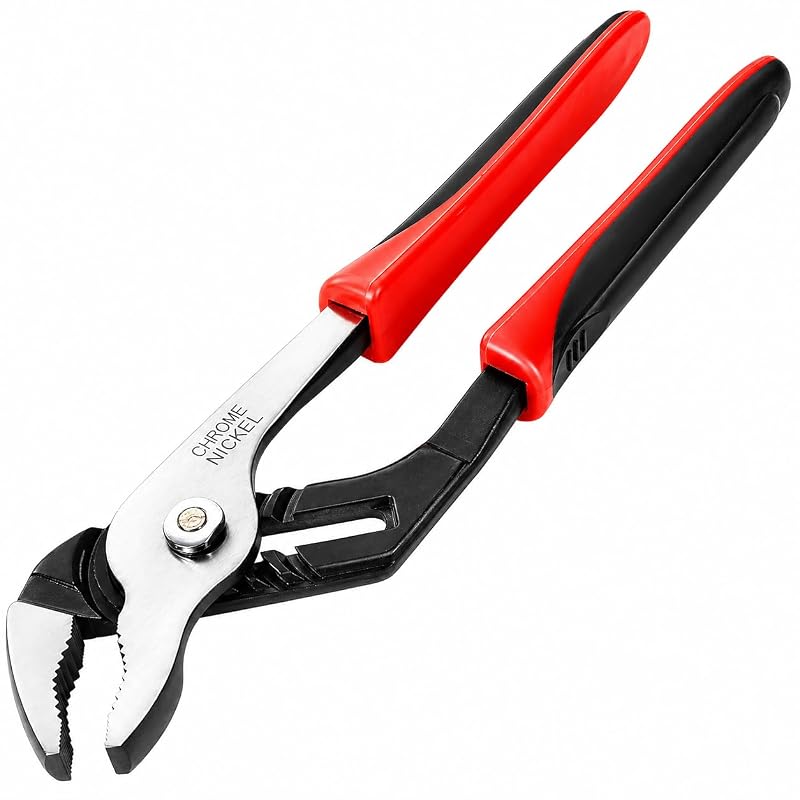 Alicate Bomba d’Água com Junta Deslizante Powerbuilt, 25,4 cm, Cabo Ergonômico de TPR, 640389