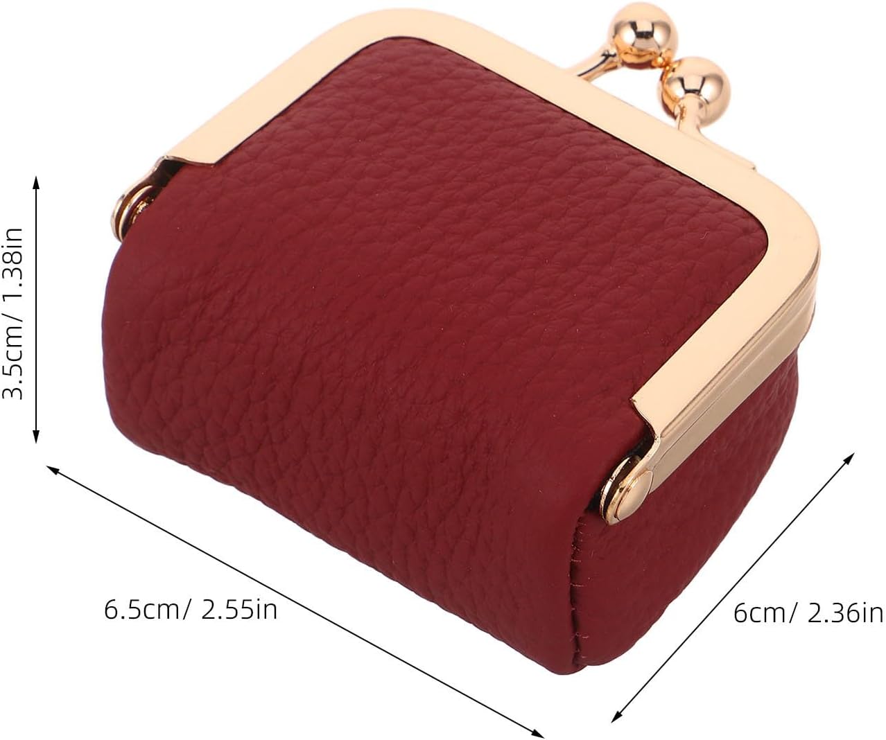Vintage Travel Jewelry Box with Kiss Lock for Women, Mini Organizer image 2