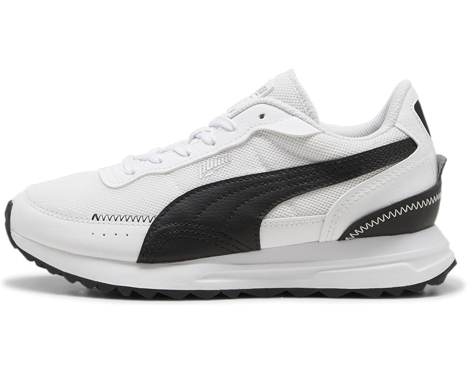 PUMA Kids Puma Kids Road Rider Leather Sneakers (Big Kid) - Left View