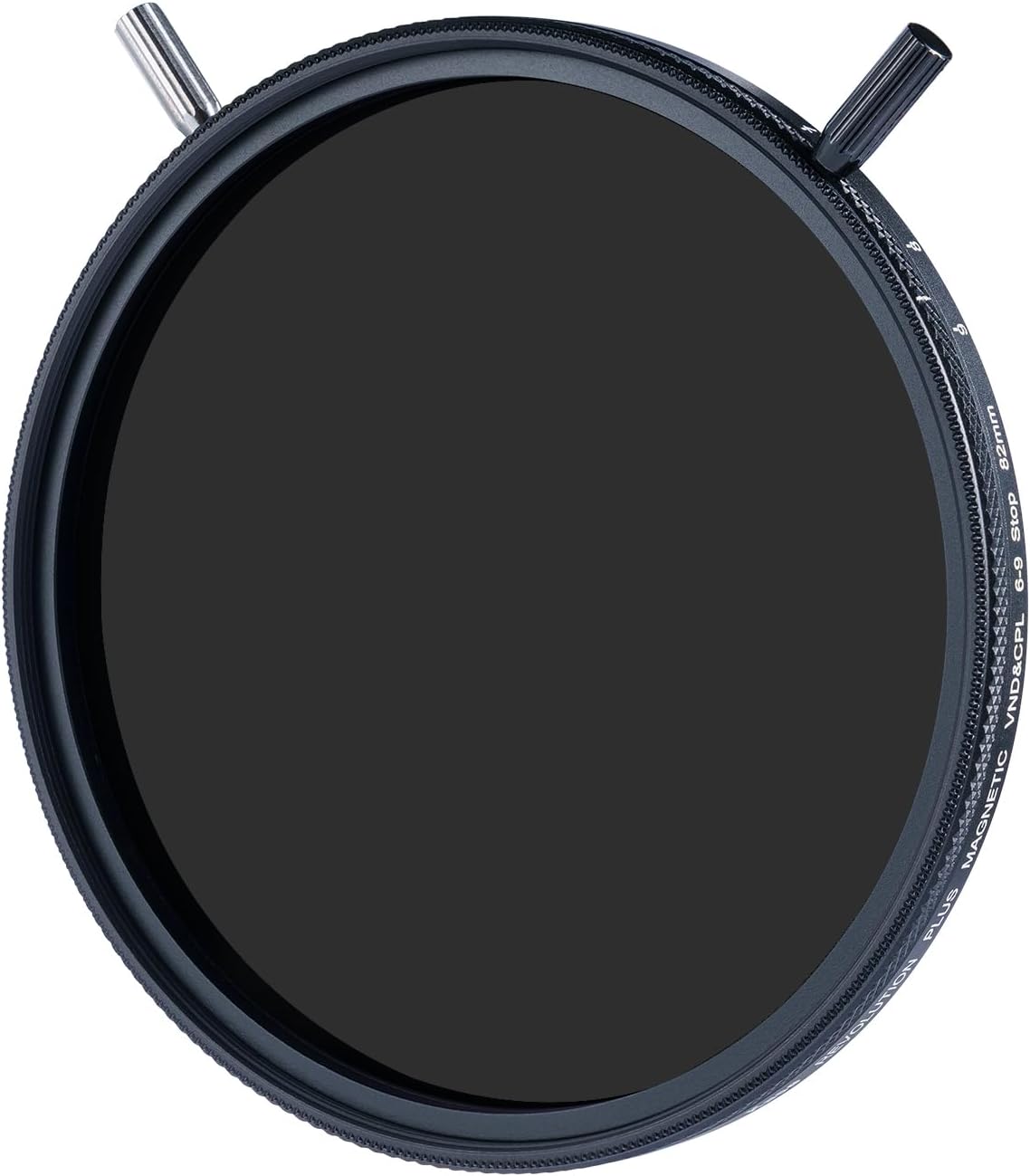 Kase KW Revolution Plus Magnetic Vari ND/CPL 6 to 9 Stop Combo Shockproof Variable ND64 to ND500 Neutral Density Filter Low Reflection Optical Glass (82mm)