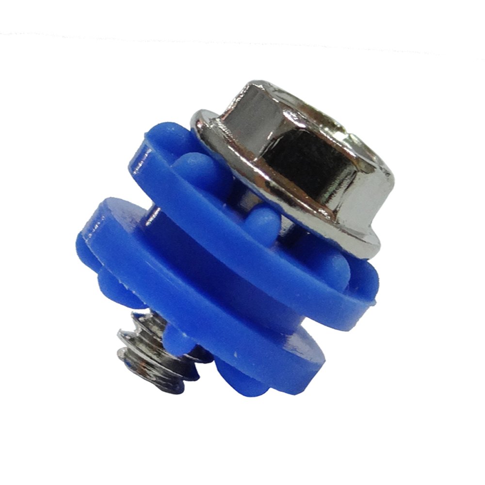 DINGBANGG Akust Rubber Anti-Vibration Grommet Ring with #6-32 Screw (16PCS, Blue)