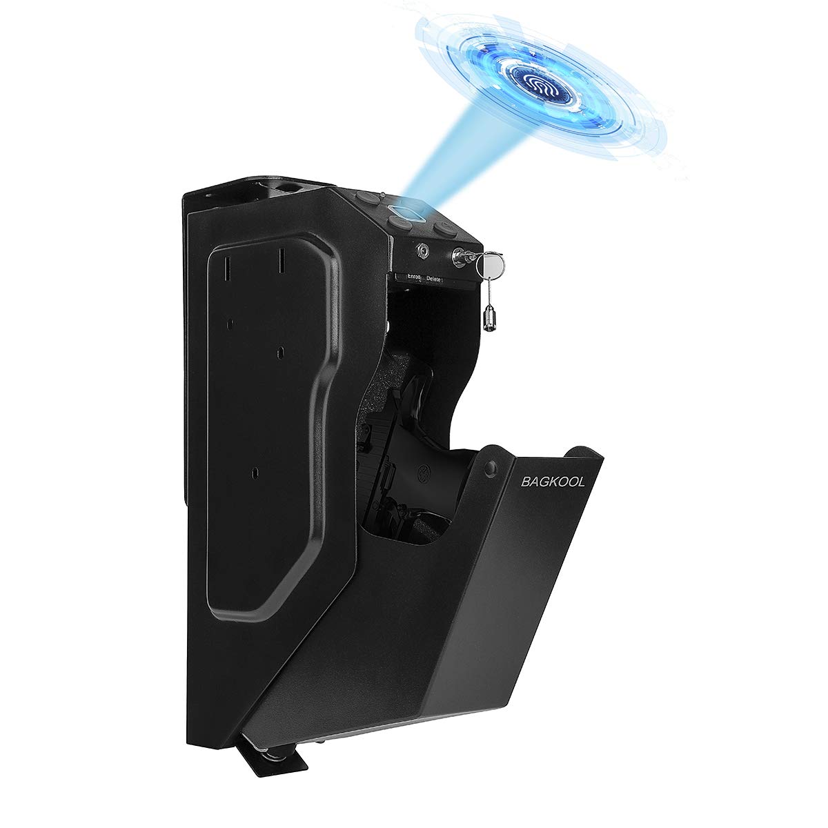 Buy BAGKOOL Pistol Safe, Portable Metal Travel Gun Safe Handgun Lock