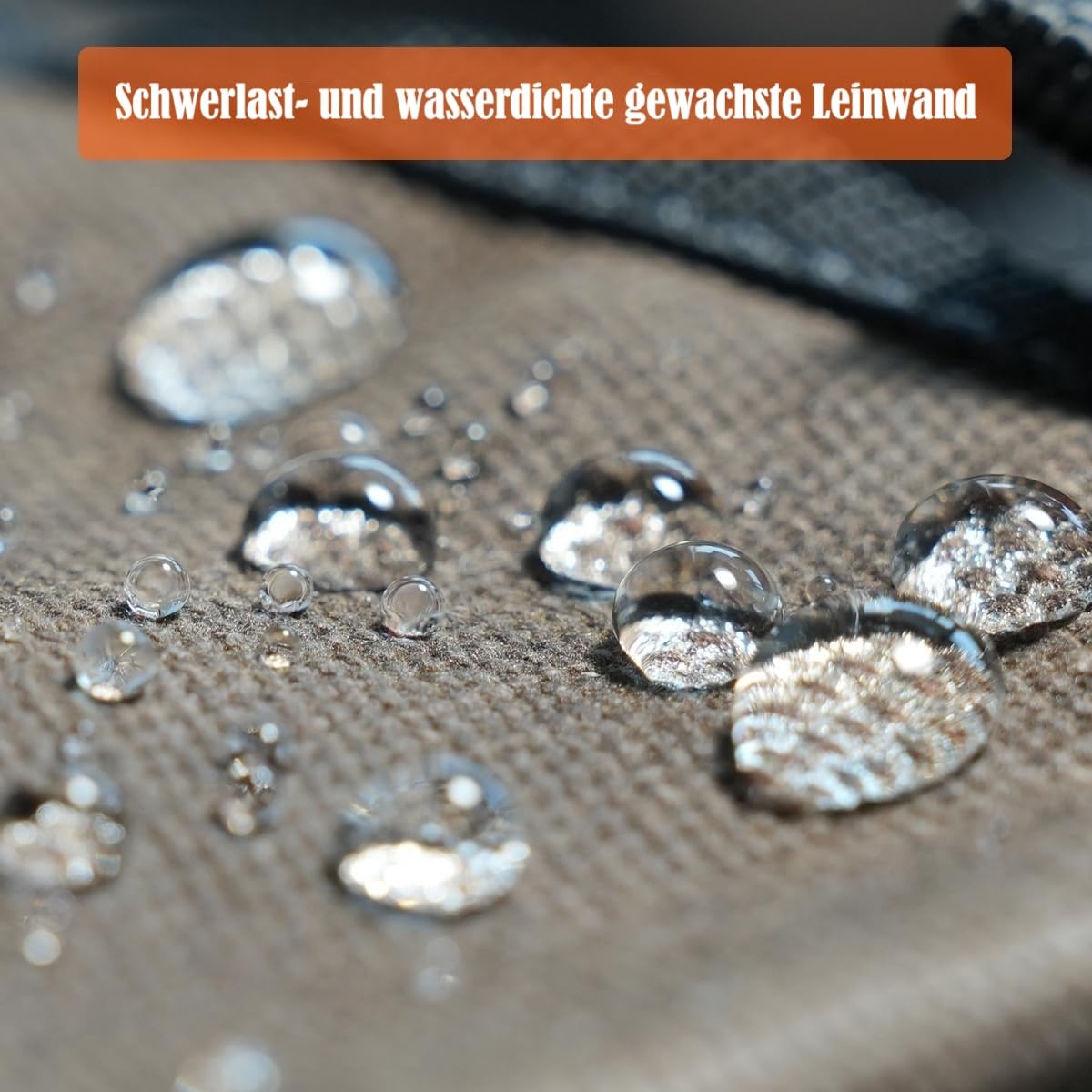 WELKINLAND Werkzeugtasche aus gewachstem Segeltuch mit 45 Fächern, 40,6 cm, robuste Techniker-Werkzeugtasche für Elektriker, hartes Bodenmaterial.