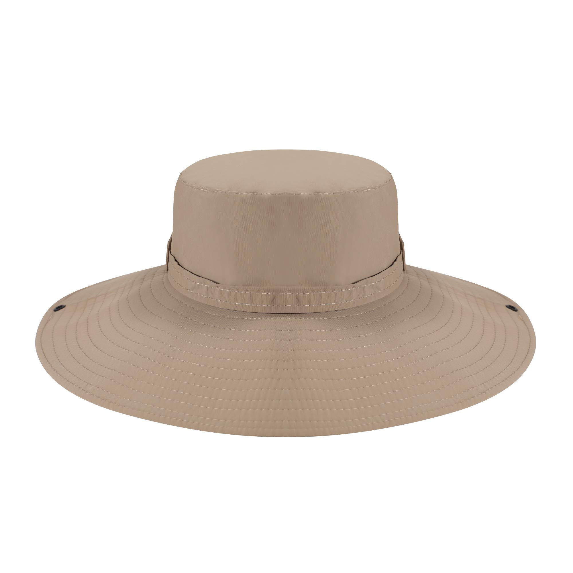 ZLYC Chapeau Boonie à Large Bord imperméable pour Homme - Chapeau de Soleil d'extérieur - Protection Solaire
