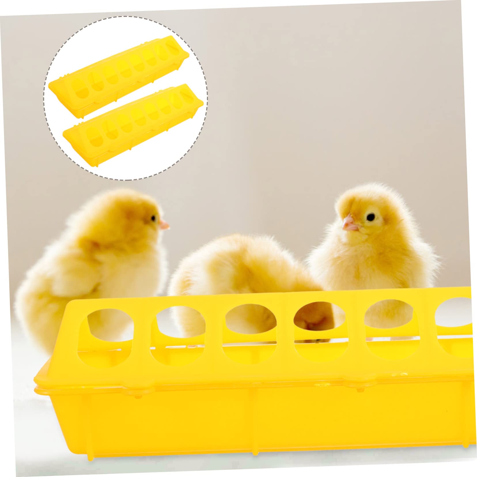 HANABASS 4pezzi Mangiatoie Per Uccelli Abbeveratoio e Contenitori Per Pigeon Pratici e Leggeri Per Pappagalli Canarini e Altri Uccelli Design Spazioso e Facile Da Installare
