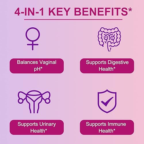 Miniatura 2 de Probióticos para mujeres, probióticos vaginales, 3600 mil millones de UFC para salud digestiva, vaginal, inmune y urinaria, 15 cepas veganas, 60