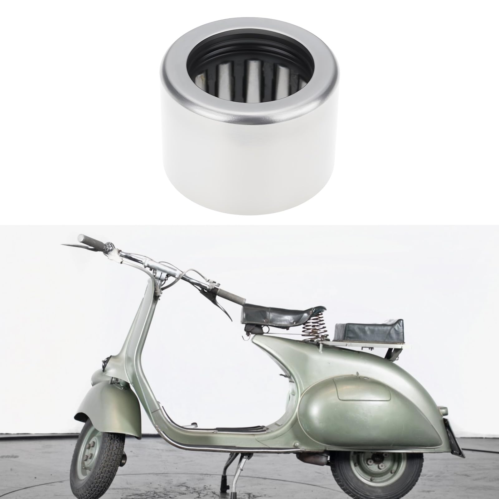 EMSea 2x Cuscinetto A Rulli Ad Aghi 17x25x18mm OEM: 289952 Compatibile Con Aprilia Mojito 50 Custom 2T AC ZD4TF 2004