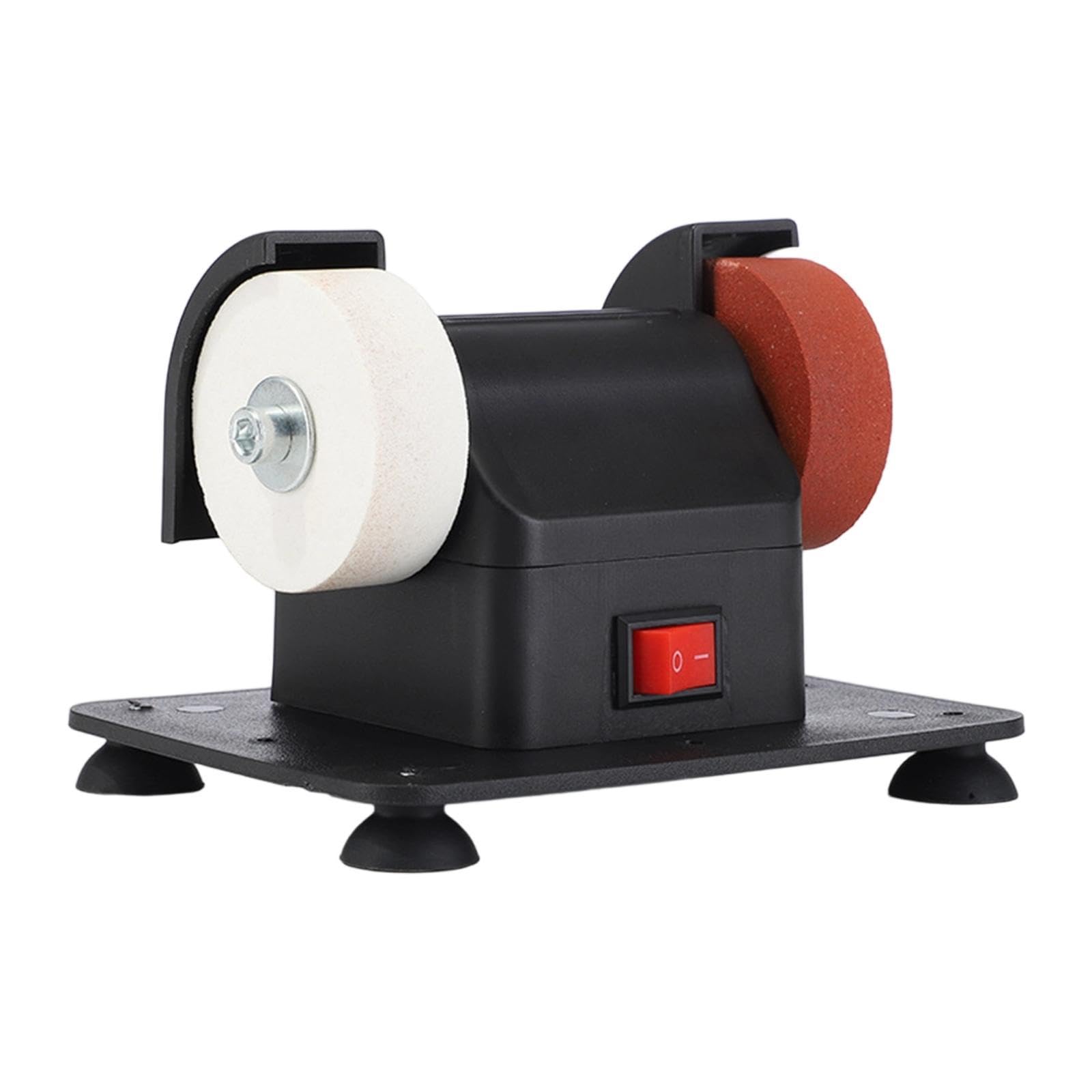 Mini Bench Grinder Craft Sturdy Black for Home Use Meta | Mini Bench Grinder Craft Sturdy Black for Home Use Metal Working Woodworking ABS-picture-16