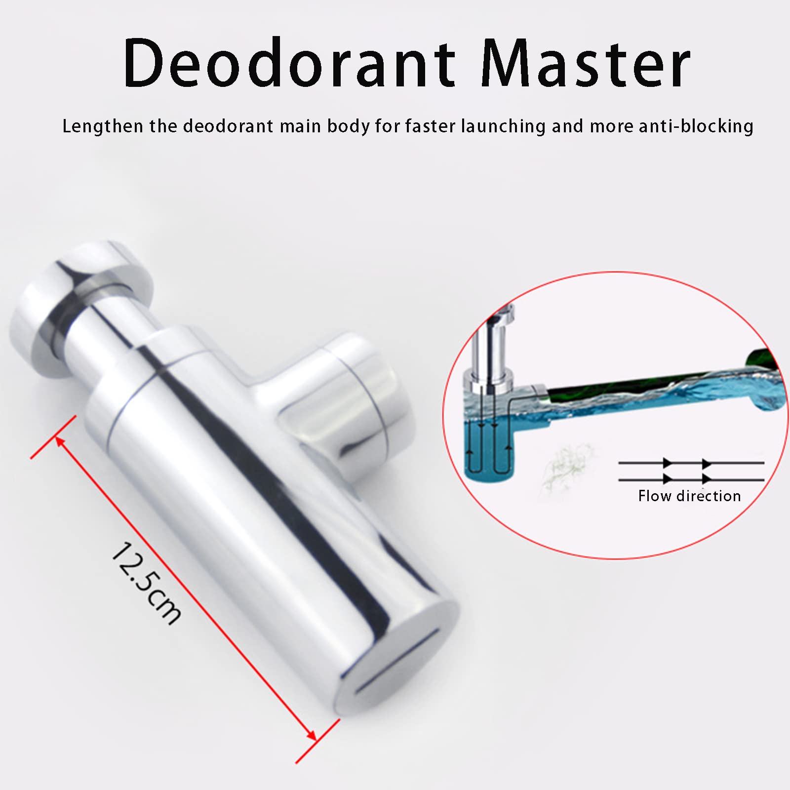 Trampa En P para Botella Redonda De Aleación De Zinc, Kit De Tubo De Drenaje De Entrada Deslizante De 1-1/4 Pulgadas, Trampa En P para Fregadero De Lavabo, Altura Ajustable,60cm