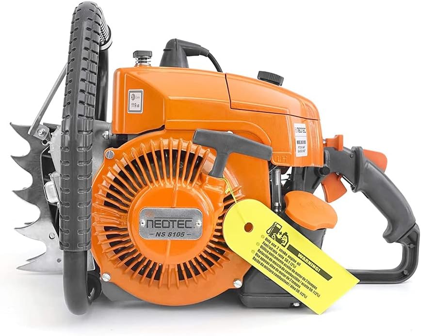 NEO-TEC NS8105 Gas Chainsaw Fit for 36''/42'' Guide Bar Chain 2-Cycle Power Head 105cc Power Chain Saw 4.8KW 6.5HP Gasoline Chainsaws All Parts Compatible with G070 070 090