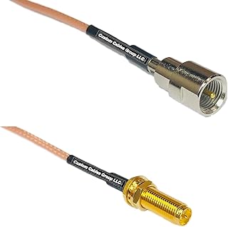 3 feet RG316 FME Male to RP-SMA Female Long RF Pigtail Coaxial Cable