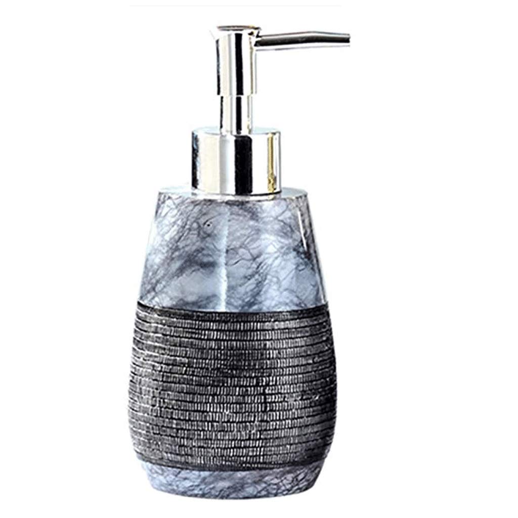 Kxaoxgrc Blue Glass Soap Lotion Dispenser Set, Soap Dispenser 260Ml Counter Lotion Resin Pump Multicolor Kitchen Bathroom(Blue)
