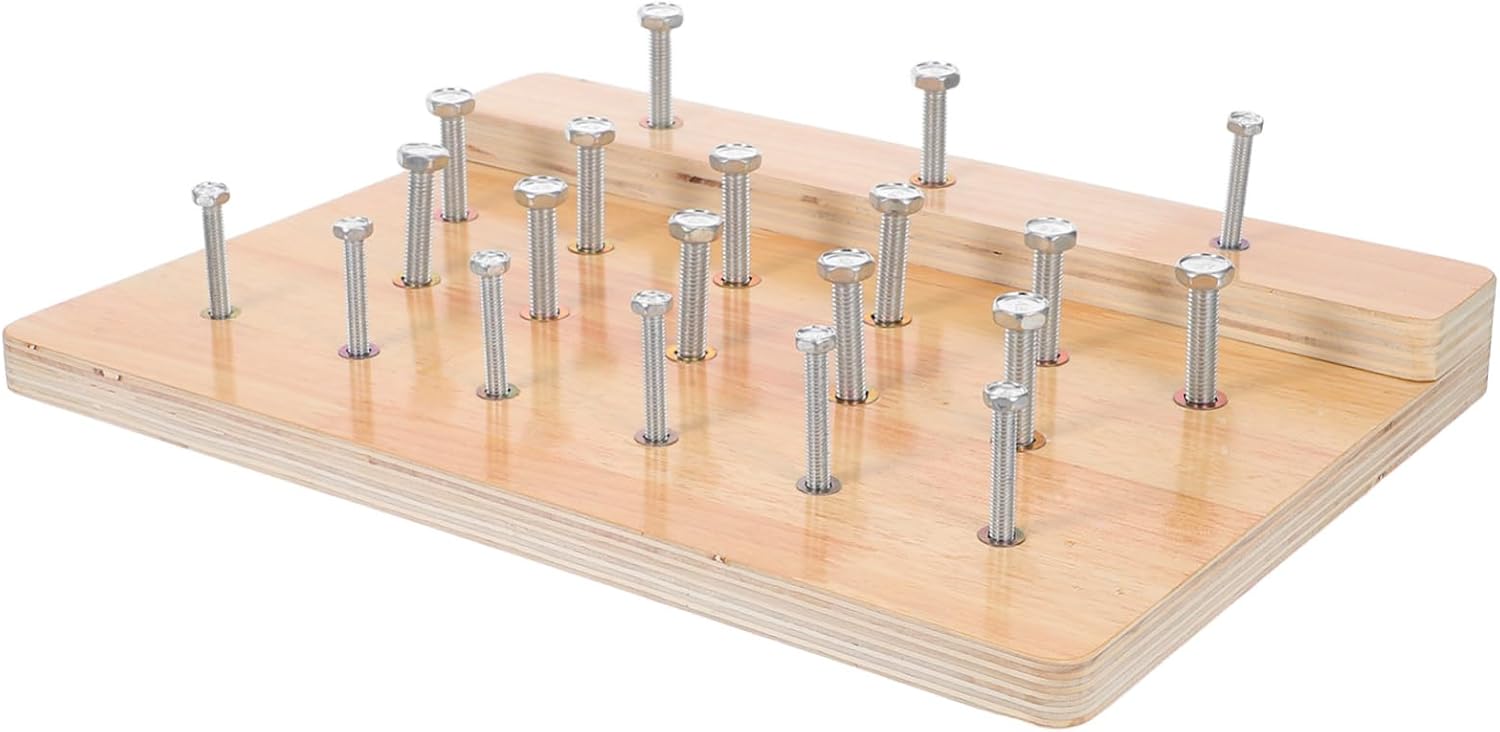 BESTonZON Finger Rehabilitation Trainer Strength Board Hand Therapy Plate Hand Exercise Equipment for Fine Motor Skills