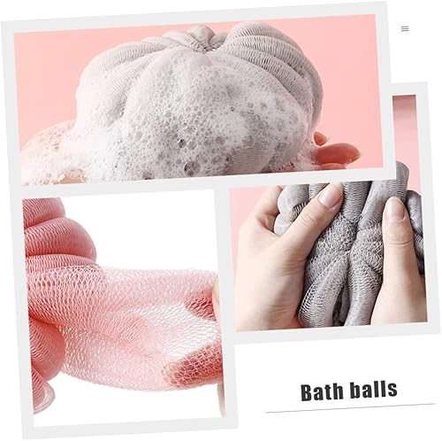 Miniatura 3 de 4 piezas adorables de baño de calabaza ligeras decorativas relajantes suministros de baño para el hogar viajes suaves y cómodos exfoliantes