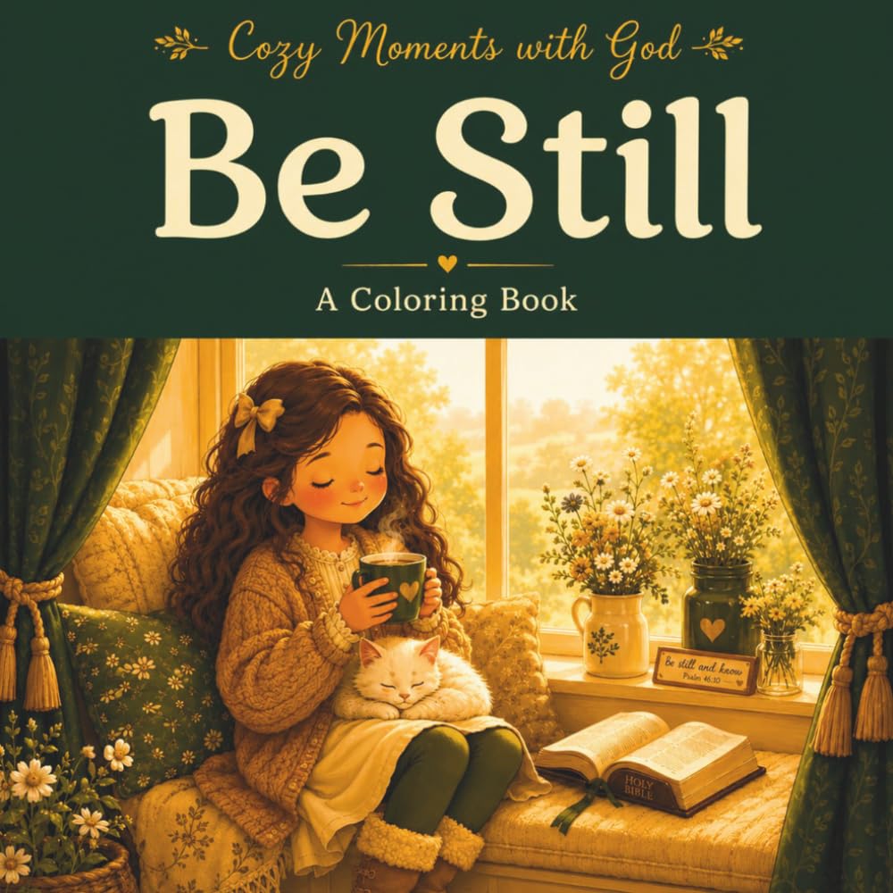 Be Still: A Christian Coloring Book for Peace, Rest, and Quiet Time with God (Cozy Moments With God)