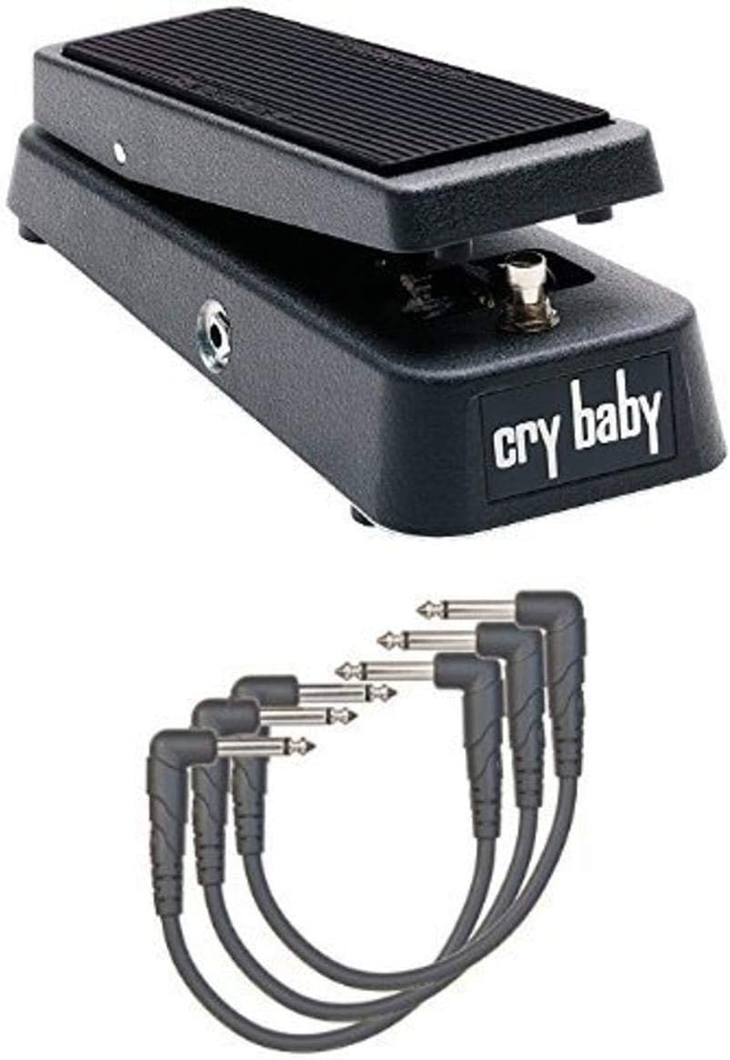 Dunlop GCB95 Cry Baby Wah Guitar Effects Pedal with instrument cable