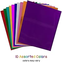 Vista 7 de Hygloss Papel de aluminio metálico, 20 hojas, 10 hojas de papel metálico surtido, 8.5 x 10 pulgadas, papel de aluminio ideal para manualidades