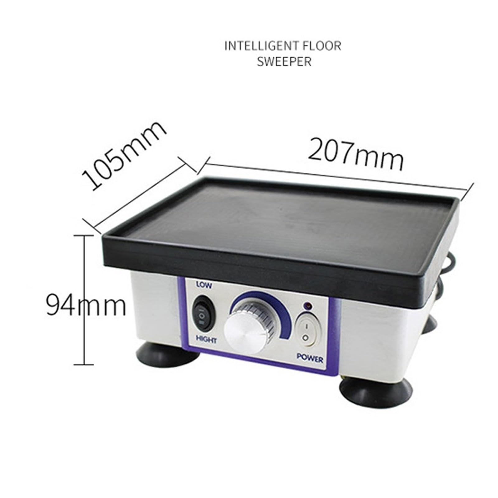 Laborschüttler, Laborvibrator-Oszillatorschüttler, Kleiner Quadratischer 2 Kg Leistungsstarker Gipsvibrator, Digitaler Orbitalschütteltisch