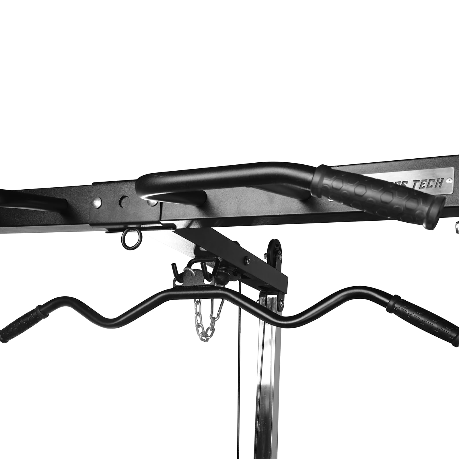 Máquina Multifunción Smith Machine S13, Jaula de Poleas, Barra Guiada y Dominadas para Gimnasio en Casa, Ejercicios de Musculación Completa, Soporta hasta 200 Kg
