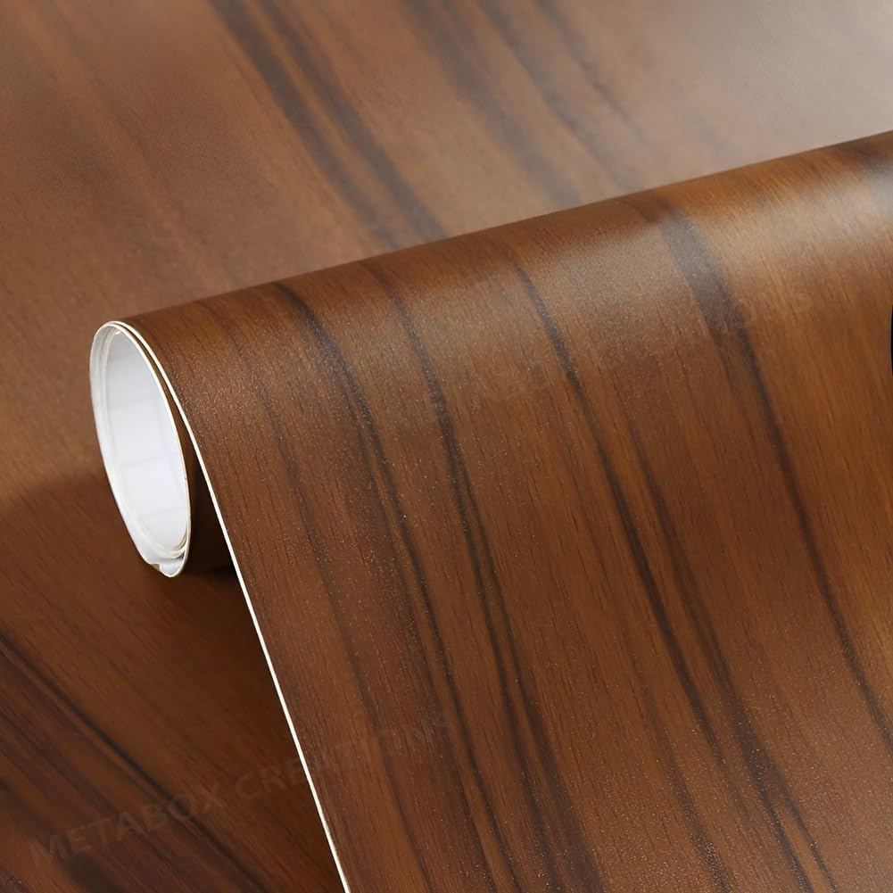 METABOX CREATIONS Self Adhesive Wood Grain Wallpaper for Furniture, Table Top, Almirah Waterproof Vinyl Wooden Door Stickers DIY PVC Shelf Liner Cupboard Kitchen Wall Papers Home Decor (12x100 Inch) (B0DH8FF18H) Amazon Price History, Amazon Price Tracker